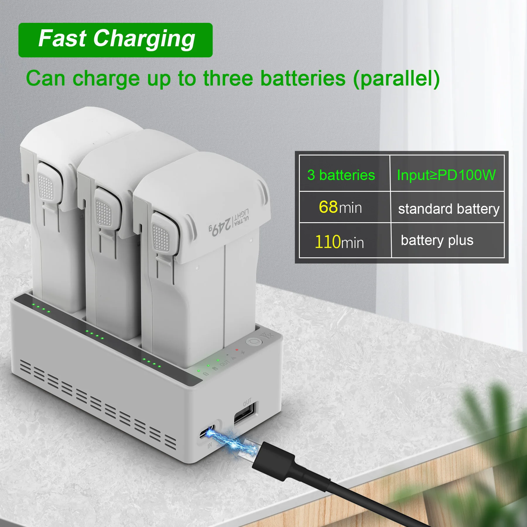 Charger Hub for DJI LITO 1 X1  - Drone Charging Hub reseña y precio