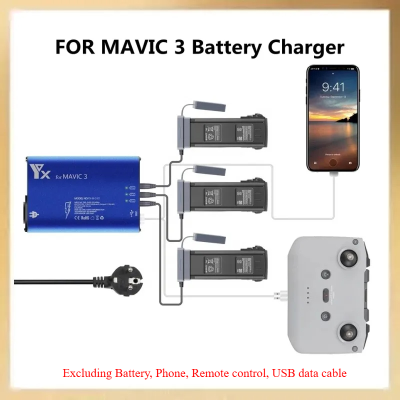 Battery Charger Hub 5in1 Charg - Drone Charging Hub reseña y precio