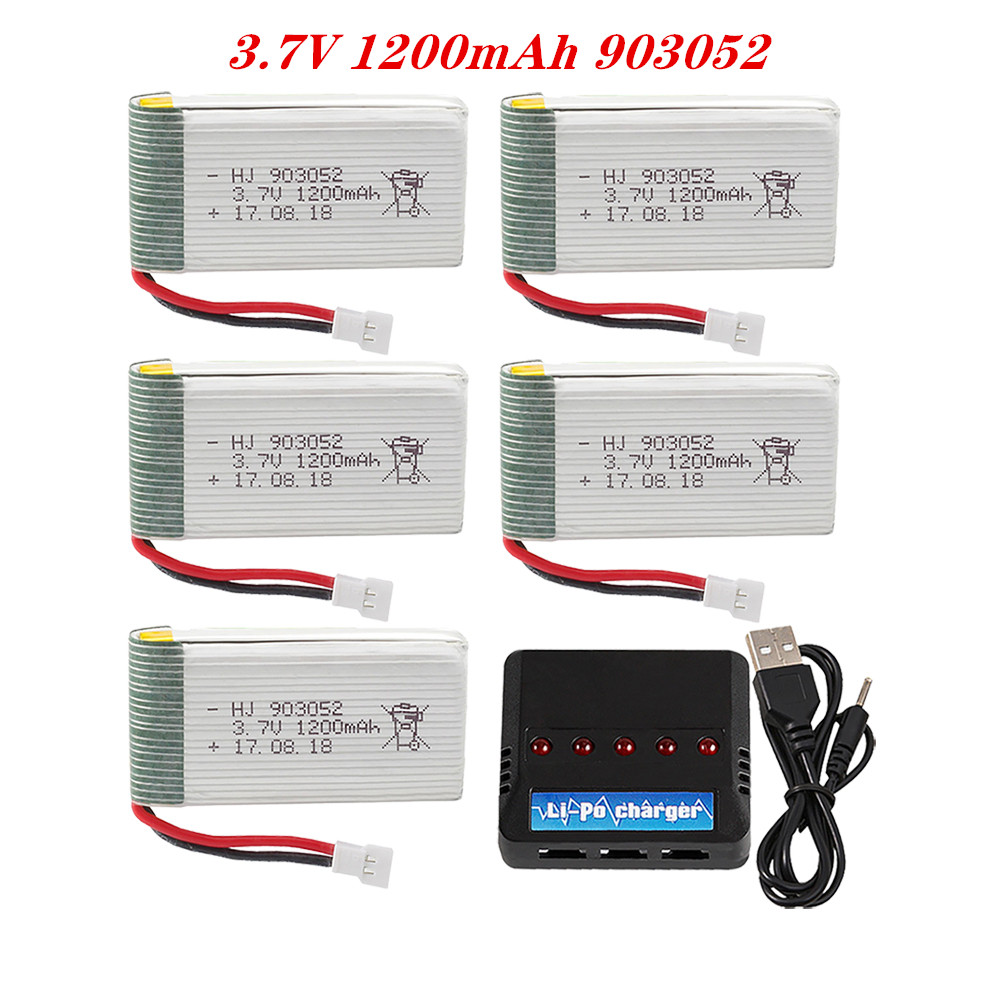 3.7V 1200mah 903052 Lipo Batte - Drone Battery Adapter reseña y precio