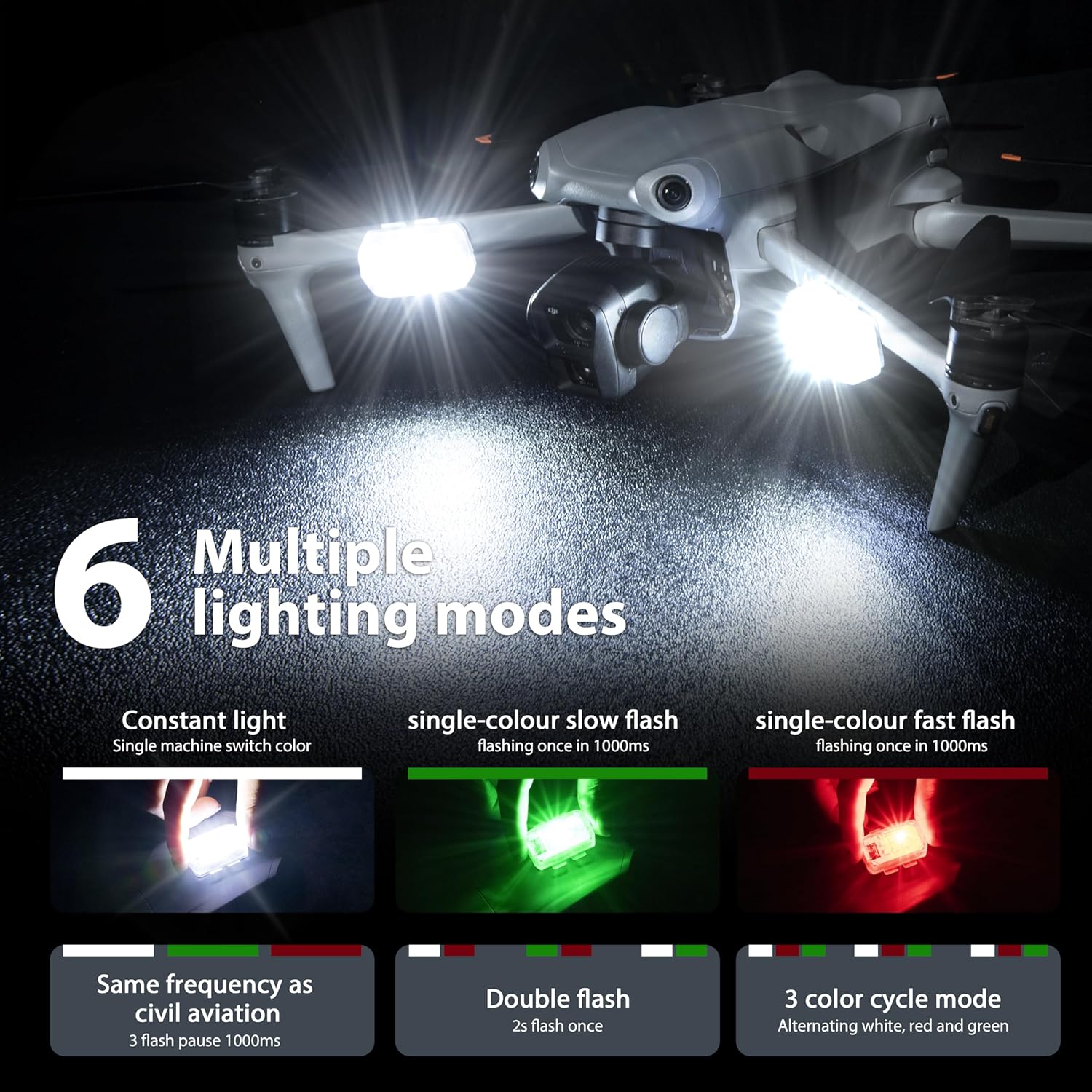 STARTRC Drone Strobe Light Ant - Drone Beacon Light reseña y precio