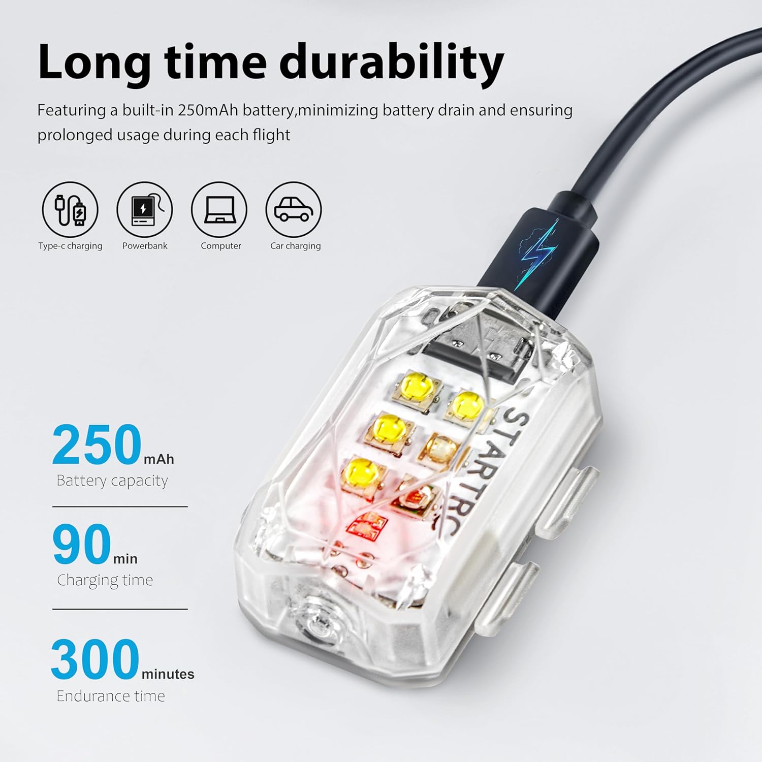 STARTRC Drone Strobe Light Ant - Drone Beacon Light reseña y precio