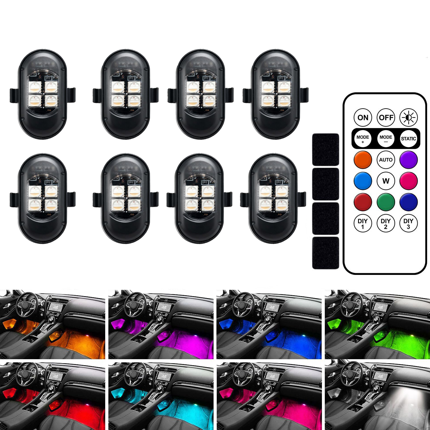 Upgraded 4LEDs Wireless LED St - Drone Strobe Light reseña y precio