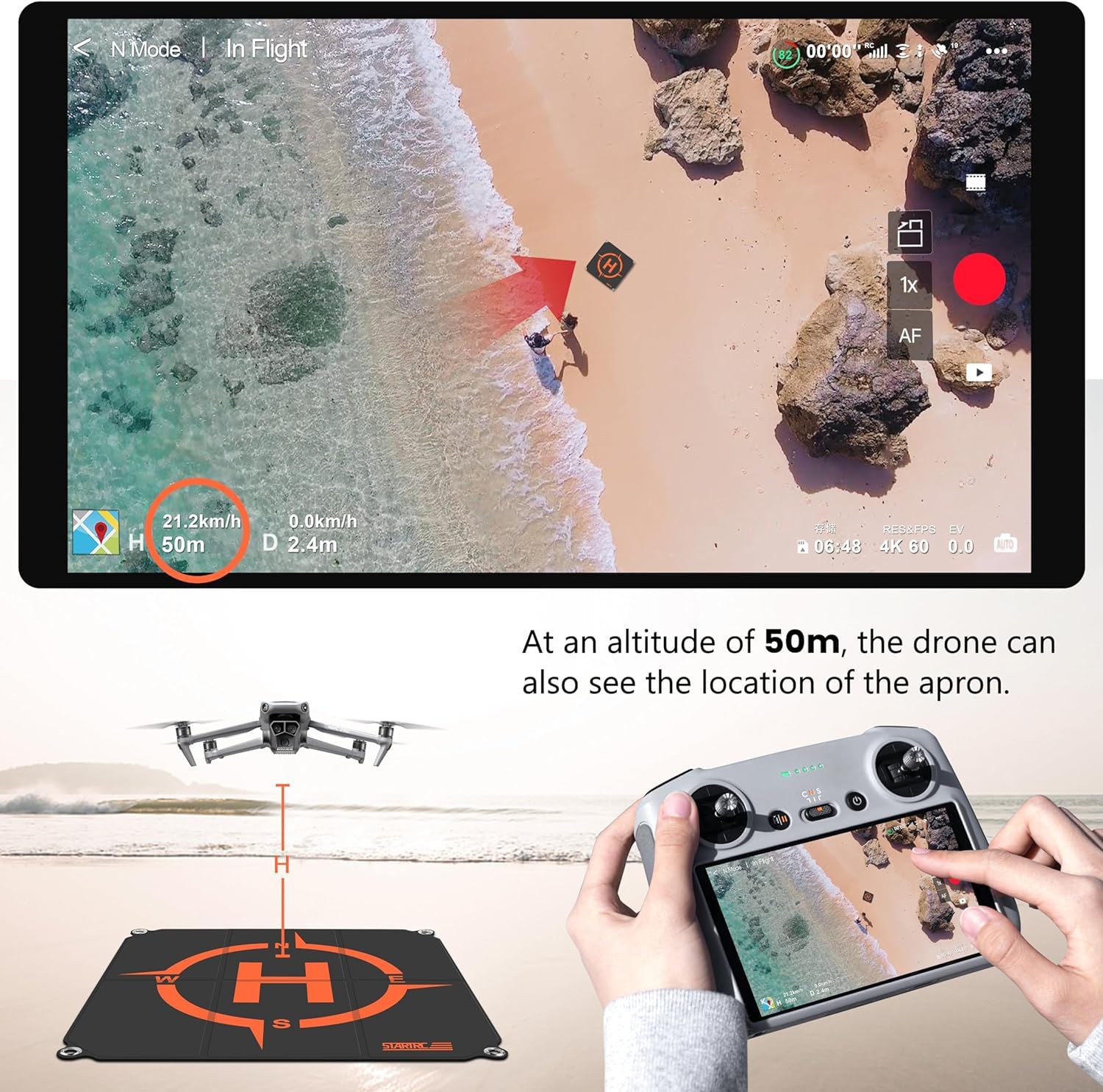 STARTRC Drone Landing Pad, Uni - Drone Landing Pad reseña y precio