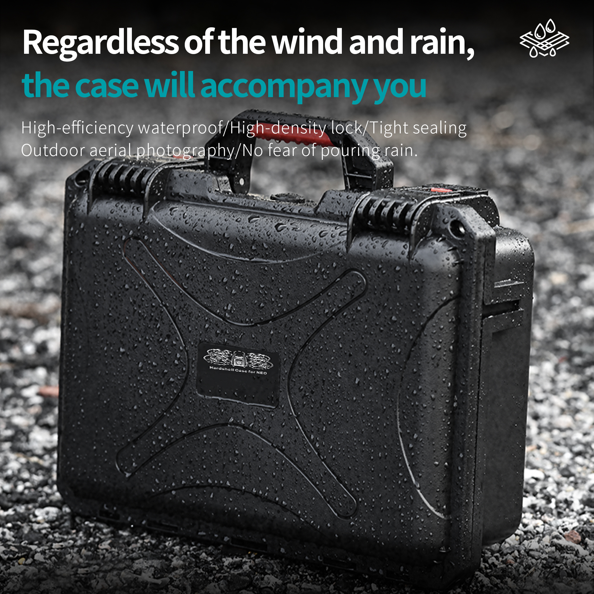 Portable Hard Waterproof Case  - Drone Charging Hub reseña y precio