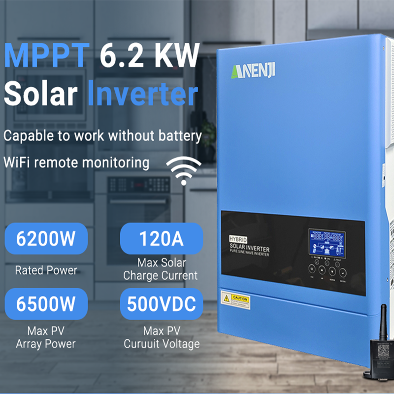 4KW 6.2KW Hybrid Solar Inverte - Drone Solar Charger reseña y precio