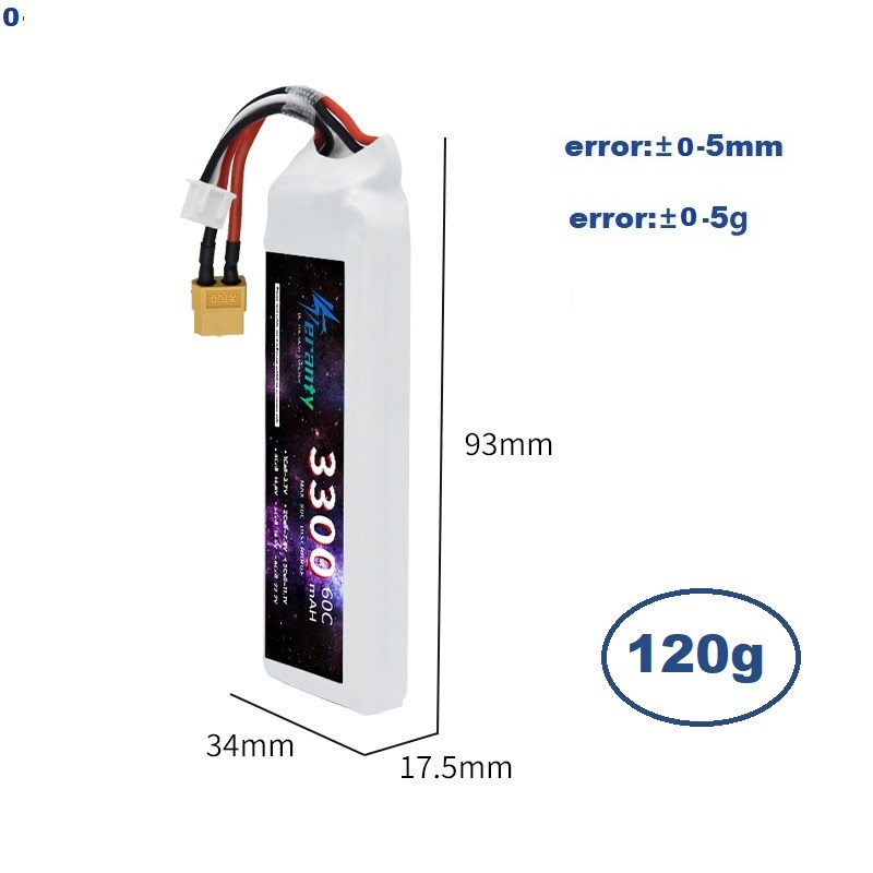 2S 7.4V LiPo Battery 3300mAh 6 - Drone Battery Adapter reseña y precio