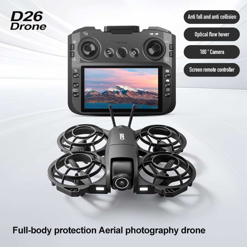 D26 Drone 4K Aerial HD 180° Ca - Drone Battery Adapter reseña y precio