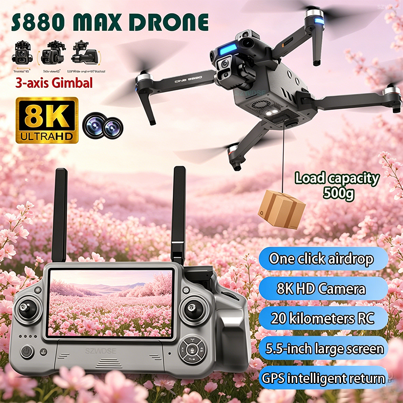 2026 New 8K Dual Camera Drone  - Drone Battery Adapter reseña y precio