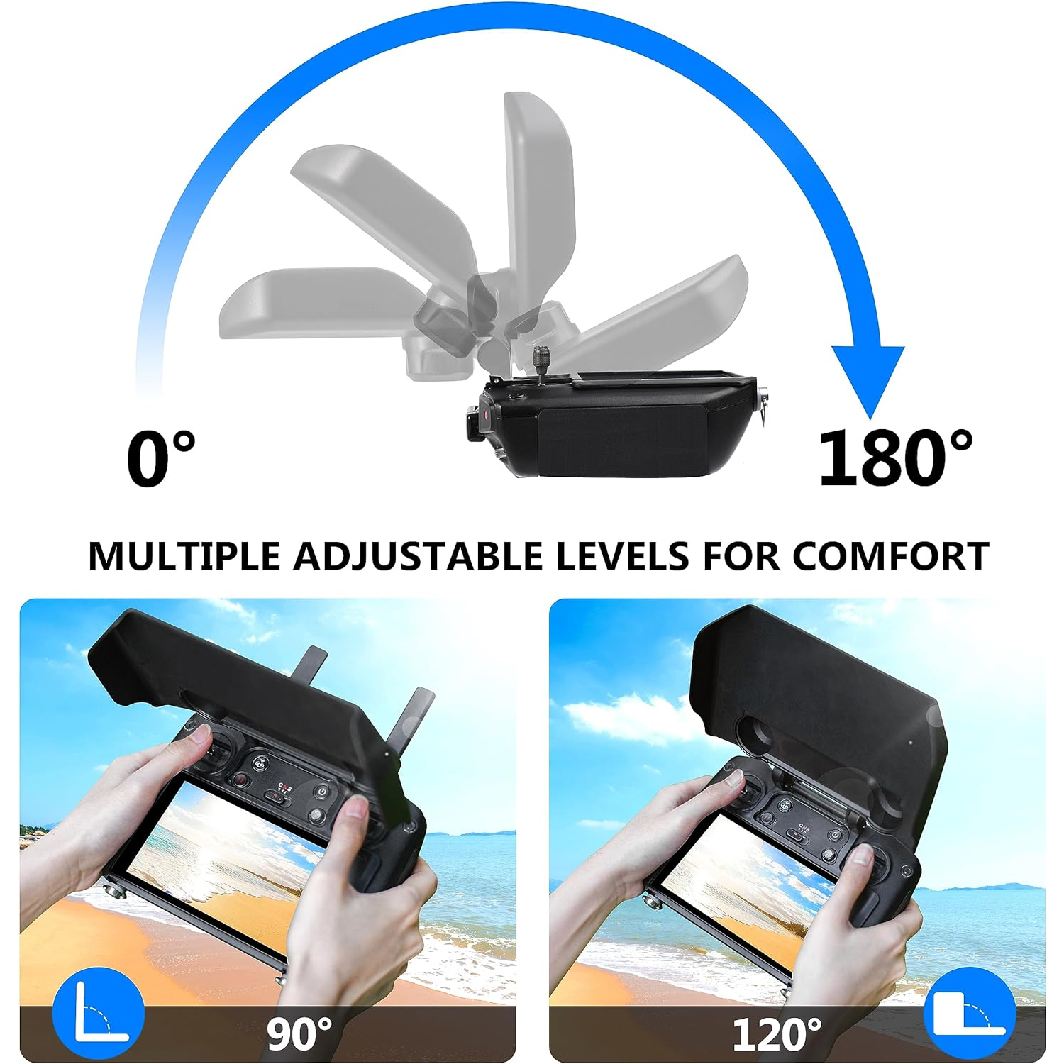 2-in-1 Sun Hood & Joystick Cov - Drone Sun Shade reseña y precio