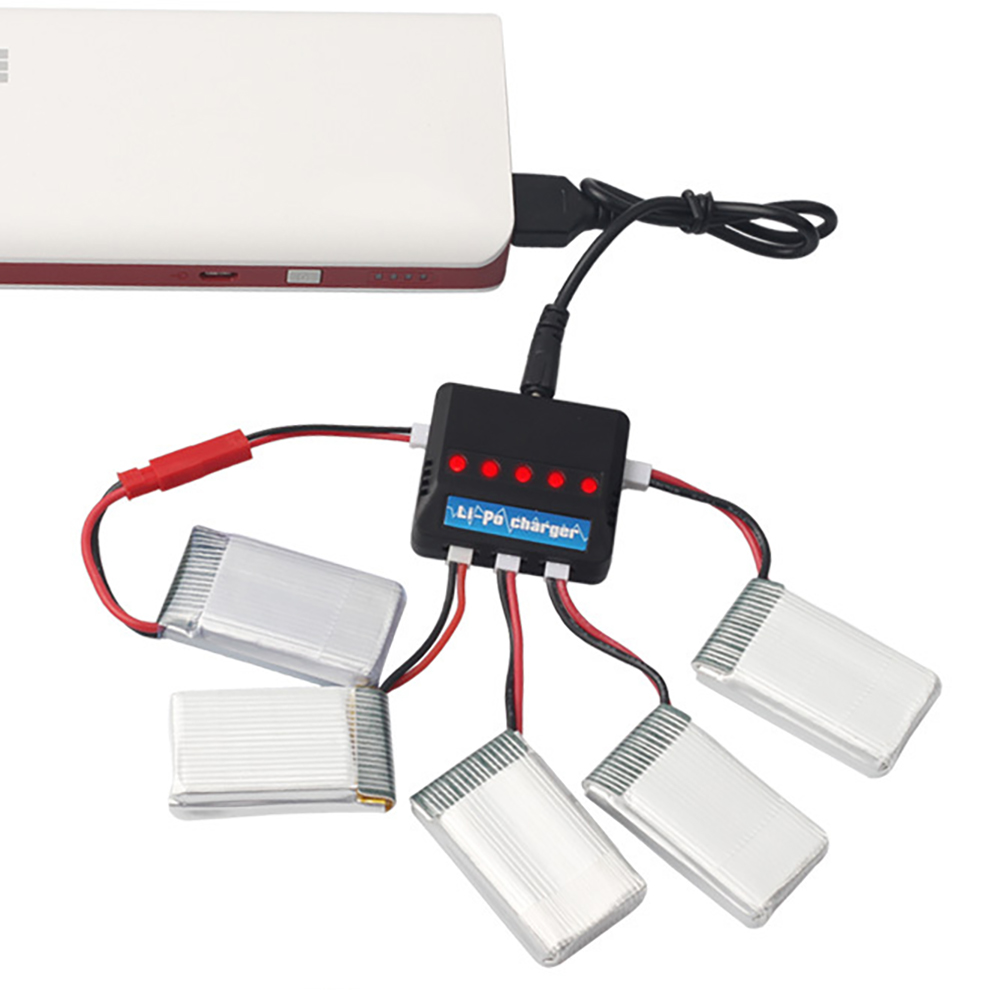 3.7V 550mAh 25C Lipo Battery 8 - Drone Battery Adapter reseña y precio
