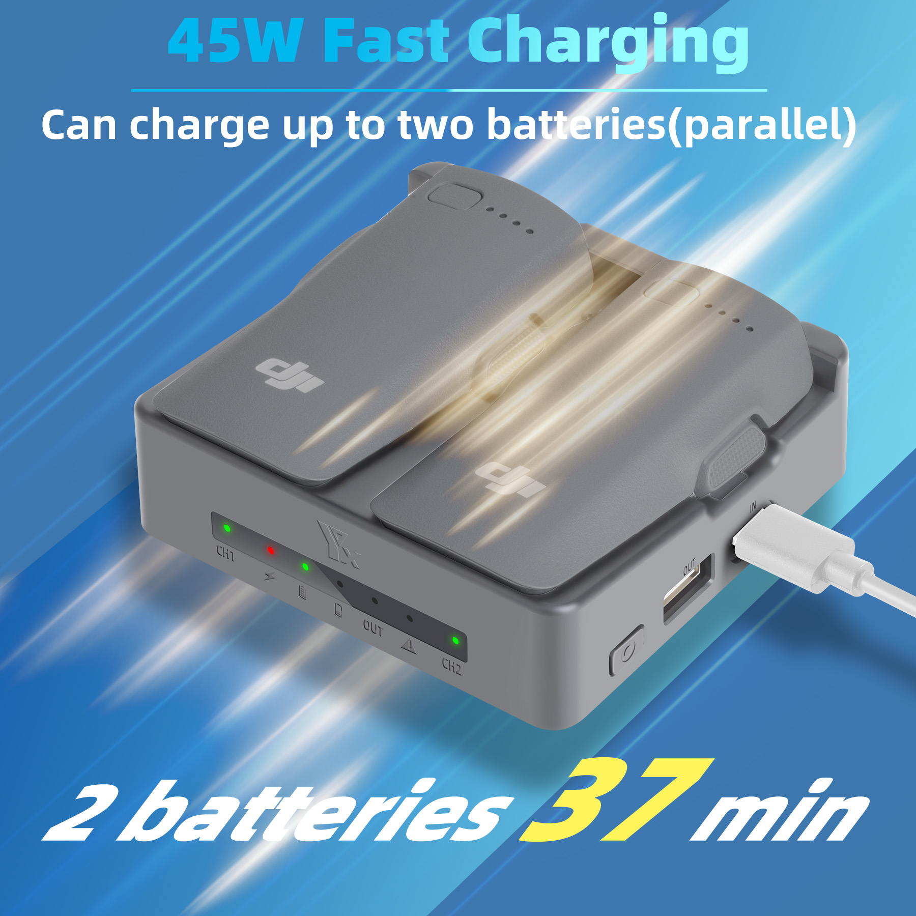 For DJI NEO 2 Charging Hub Dro - Drone Charging Hub reseña y precio