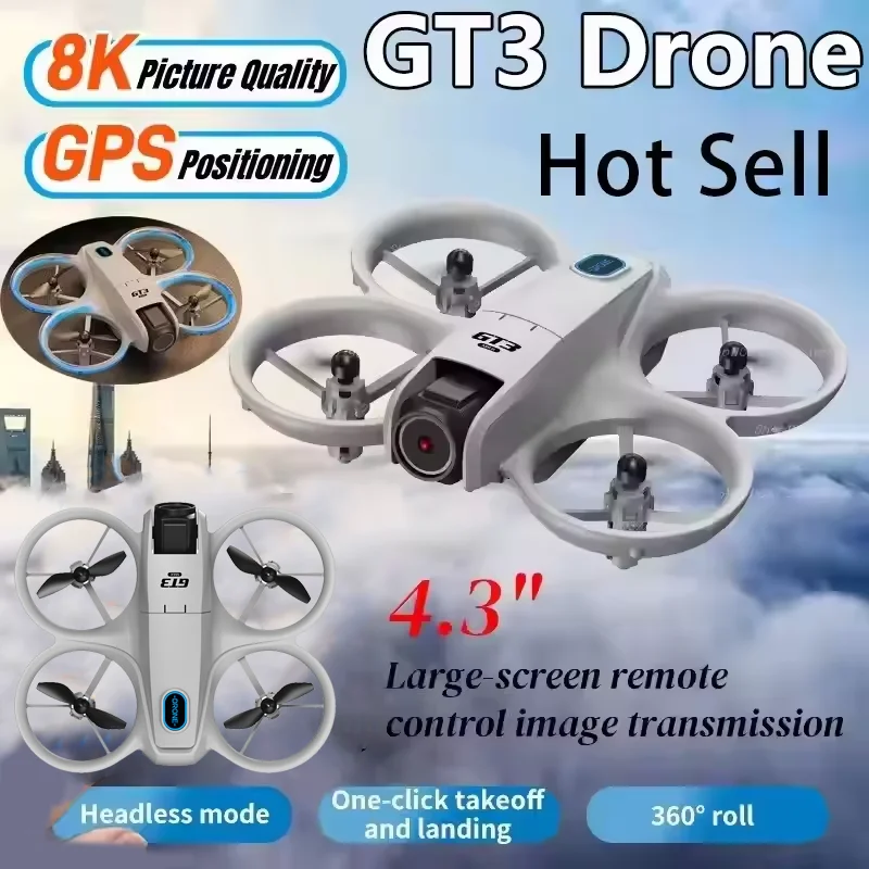 GT3 Drone 8K HD Dual Cameras G - Drone Battery Adapter reseña y precio