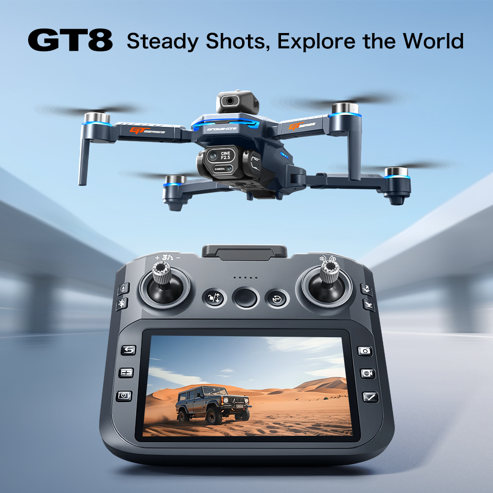 GT8 Obstacle Avoidance Aerial  - Drone Battery Adapter reseña y precio