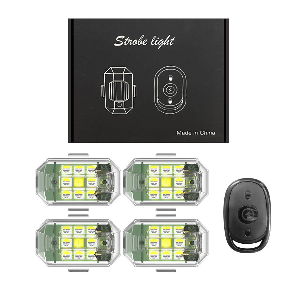 1/2/4pcs Wireless LED Drone St - Drone Strobe Light reseña y precio