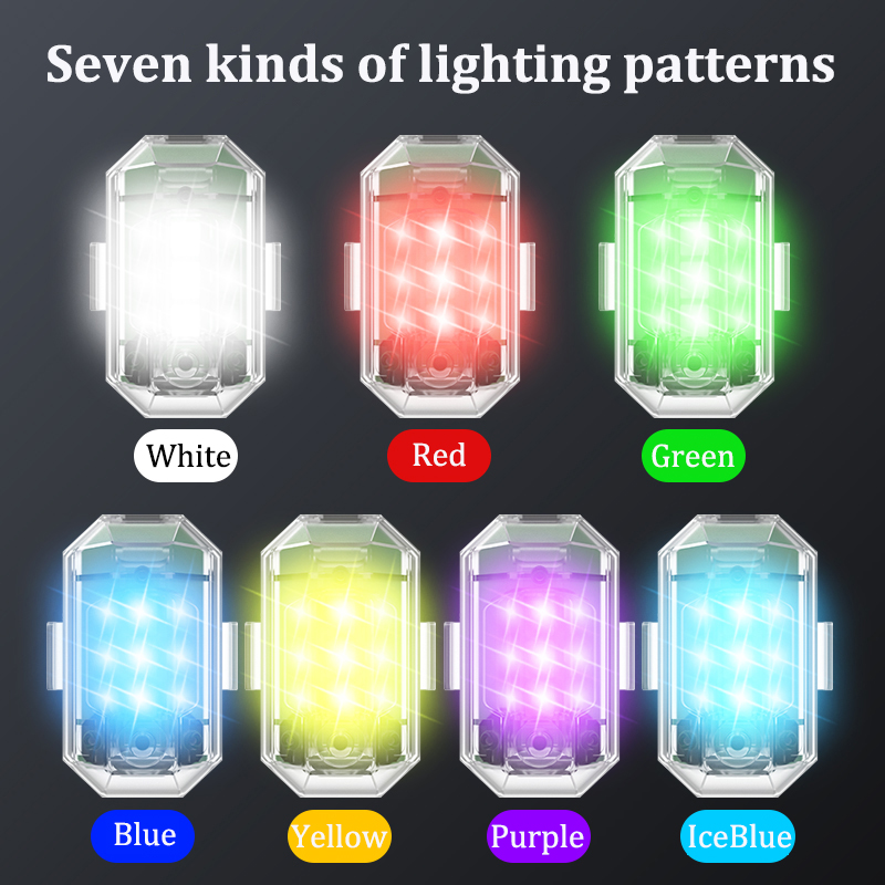 1/2/4pcs Wireless LED Drone St - Drone Strobe Light reseña y precio